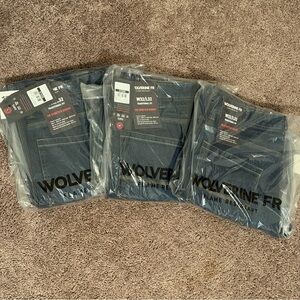 Wolverine FR Stretch Denim Jeans in Dark Blue